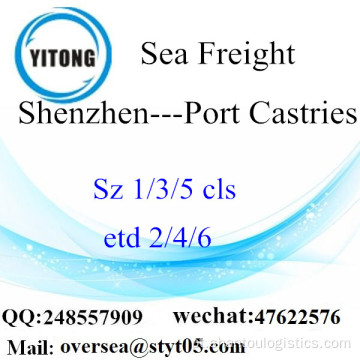 Consolidação de LCL Porto de Shenzhen para Port Castries